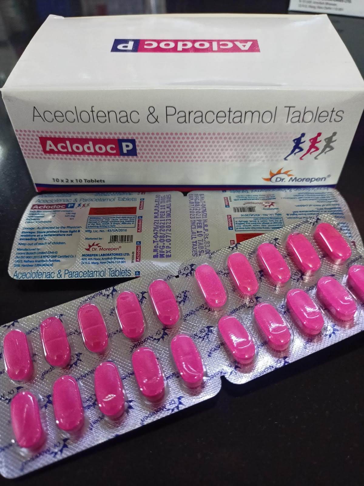 ACLODOC-P TABS (PINK)