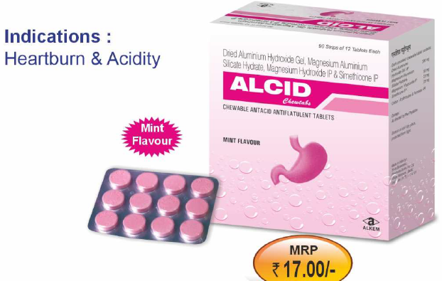 ALCID CHEWTABS (MINT) 12 TABS