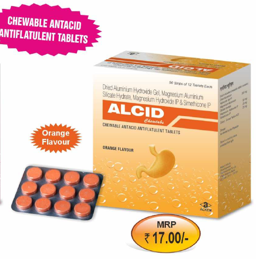 ALCID CHEWTABS (ORANGE) 12 TABS