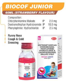 BIOCOF JUNIOR 60ml(WITH CTN) SYP