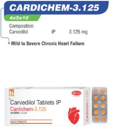CARDICHEM - 3.125 TAB