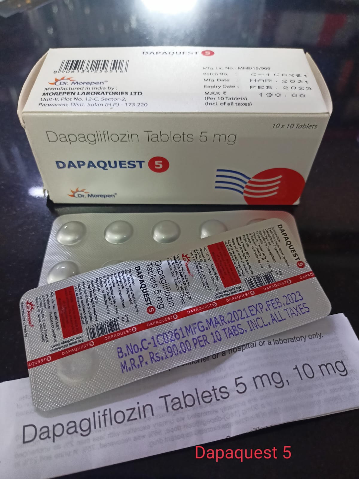 DAPAQUEST-5MG TAB
