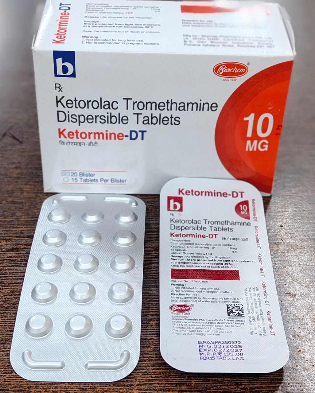 KETORMINE - DT 10MG TAB