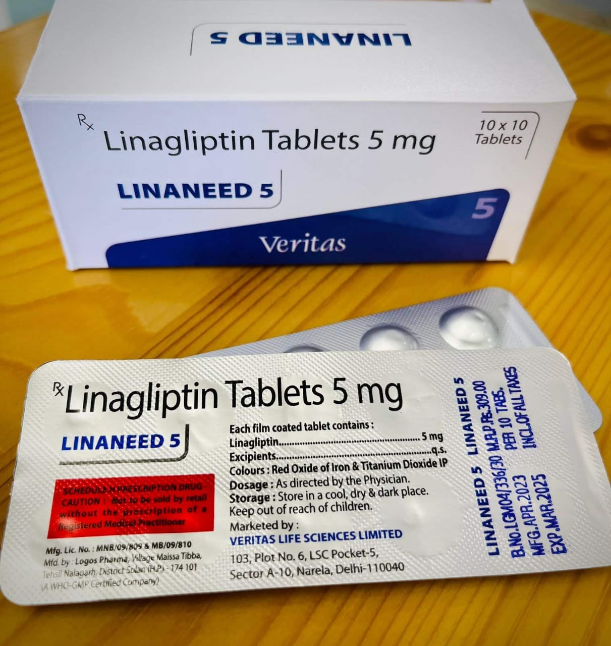 LINANEED 5MG TABLETS