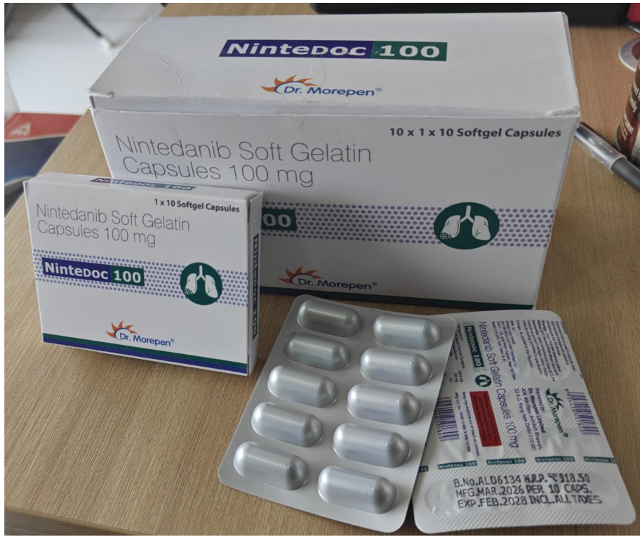 NINTEDOC-100 MG  (10 CAPS)
