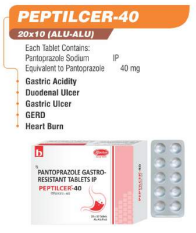 PEPTILCER - 40 (ALU-ALU) TAB