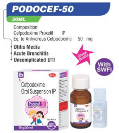 PODOCEF - 50 (SWFI) DRY SYP