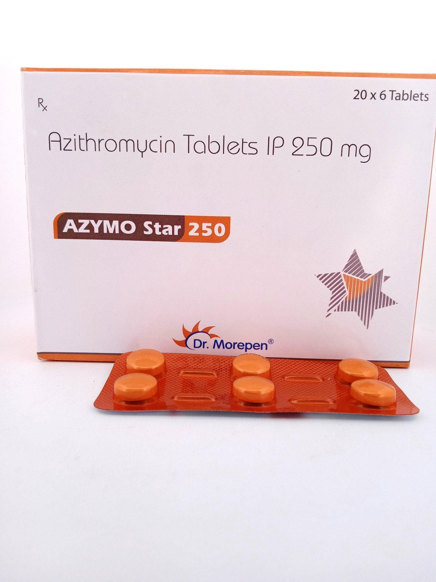 AZYMO STAR 250 MG TAB