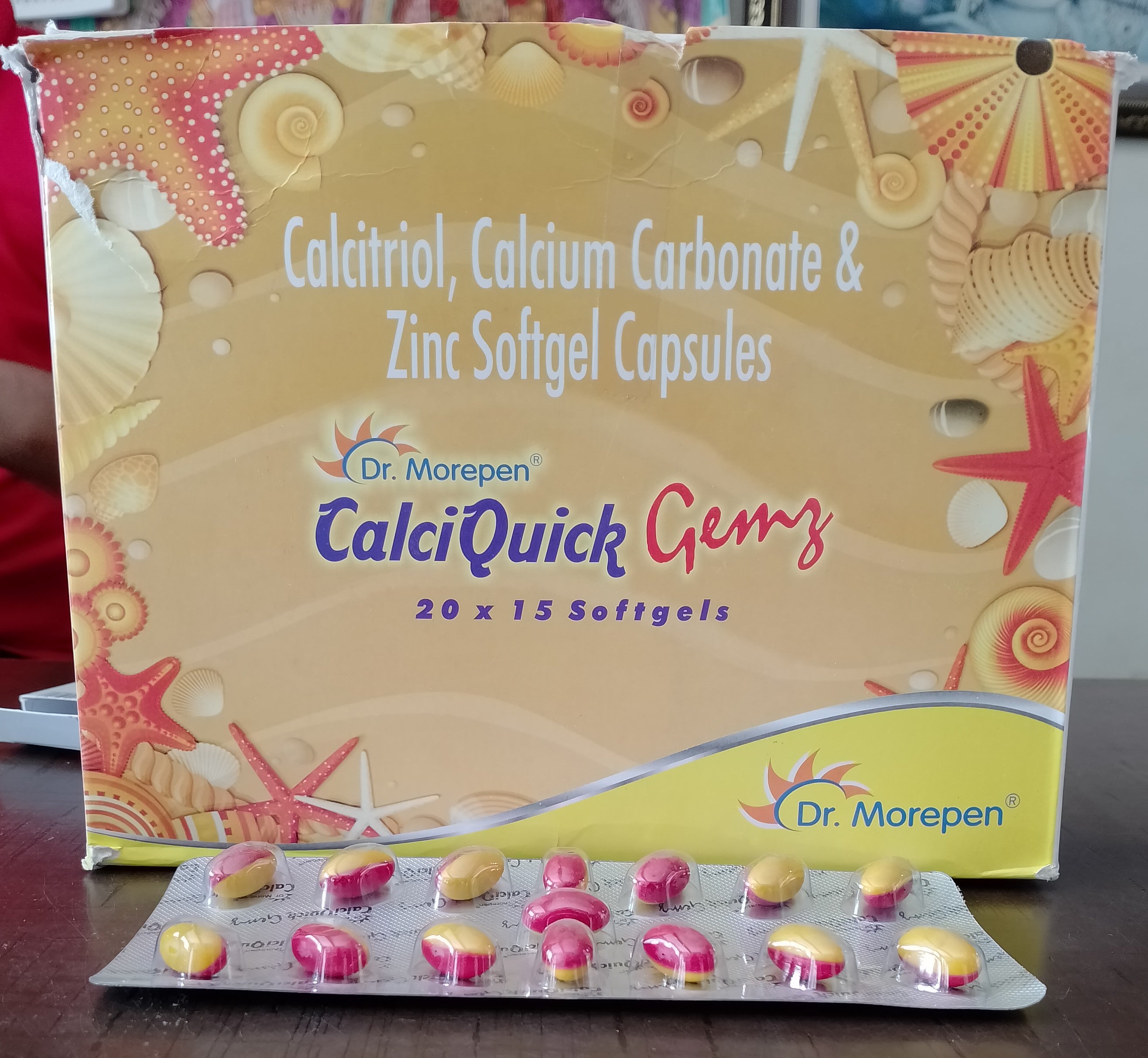 CALCIQUICK GEMZ (RED&YELOW) CAPS