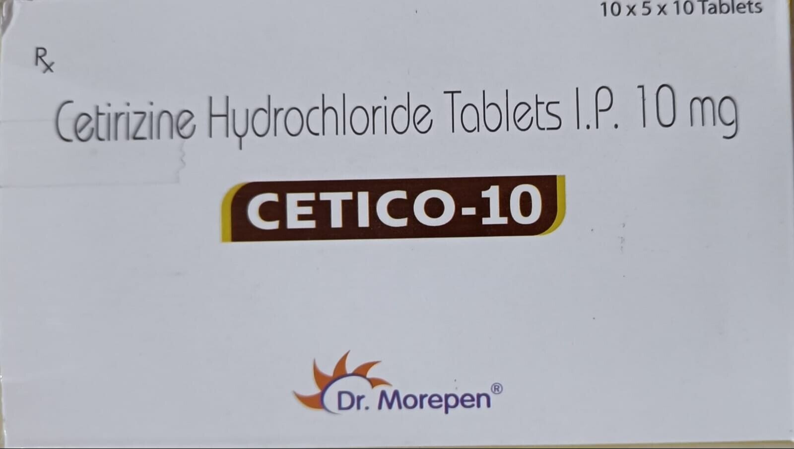 CETICO 10MG TAB