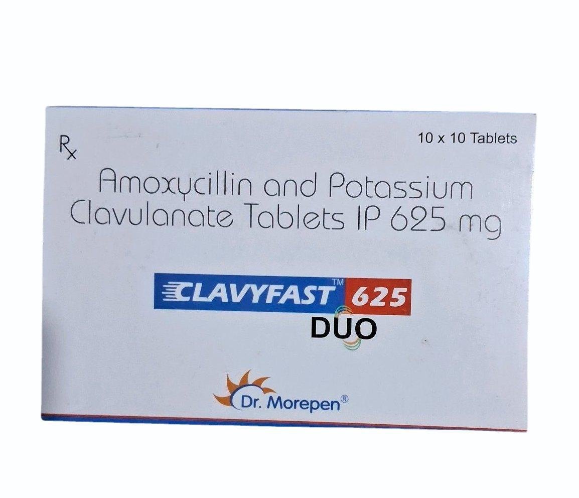 CLAVYFAST DUO-625MG (10's) TAB