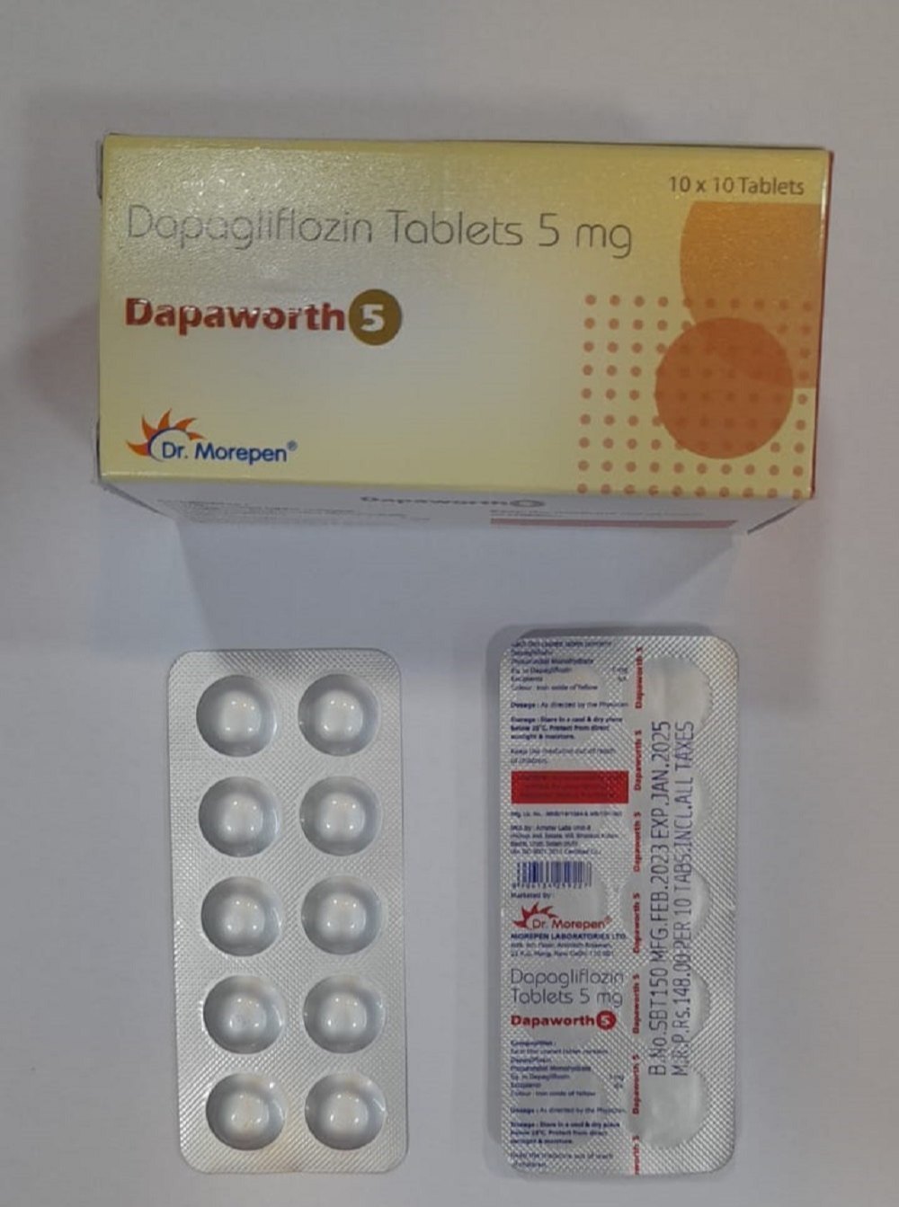 DAPAWORTH 5MG TAB