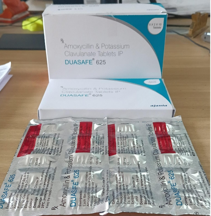 DUASAFE 625 (10 TABLETS)