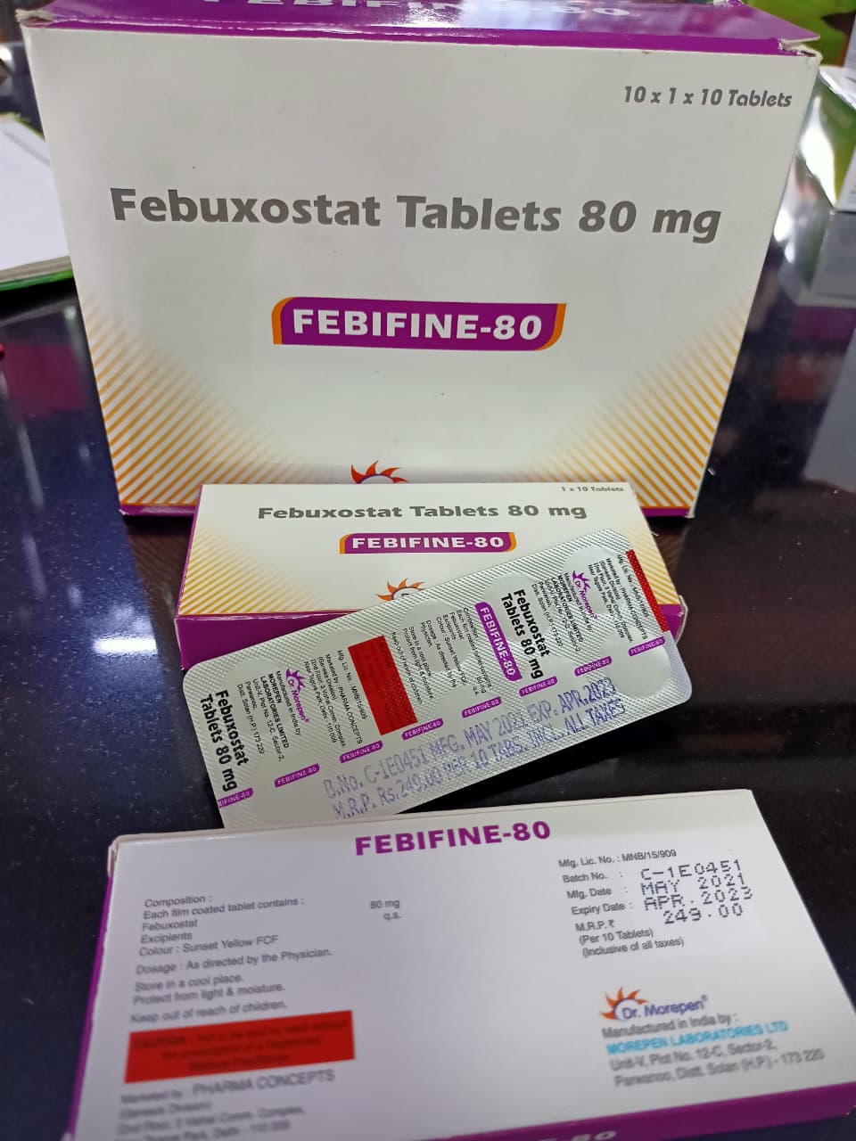 FEBIFINE 80MG TABLETS