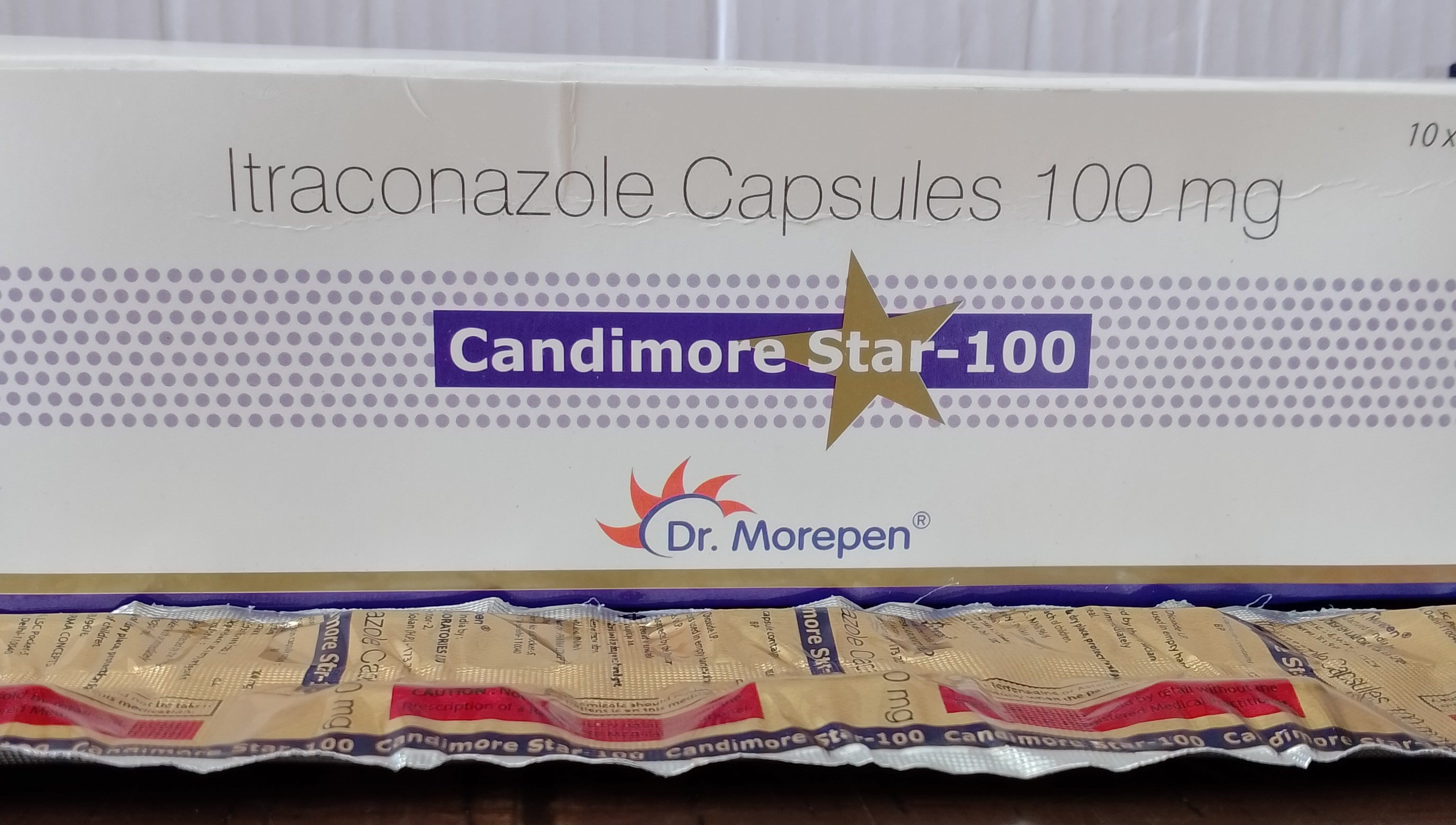 CANDIMORE STAR 100MG CAPS