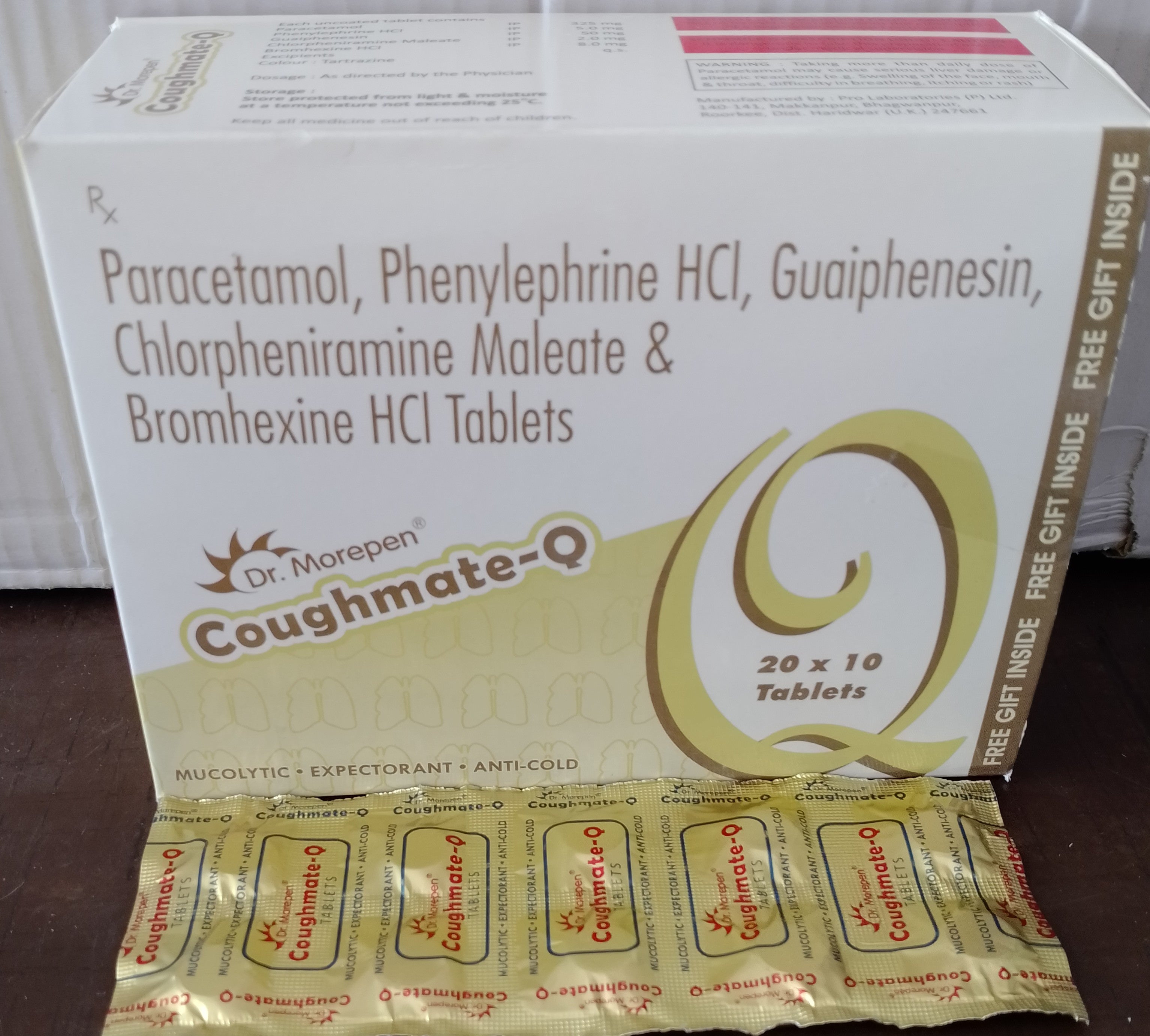 COUGHMATE Q DX TAB