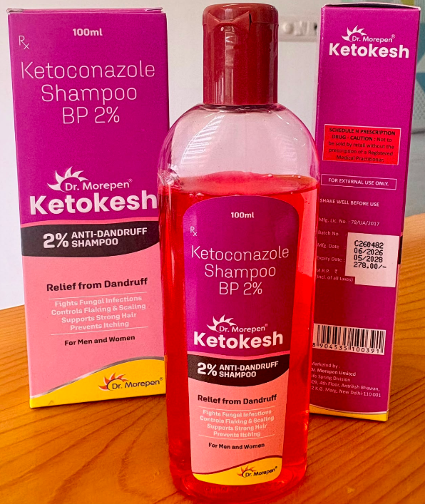 KETOKESH 2% ANTI- DANDRUFF SHAMPOO 100ML