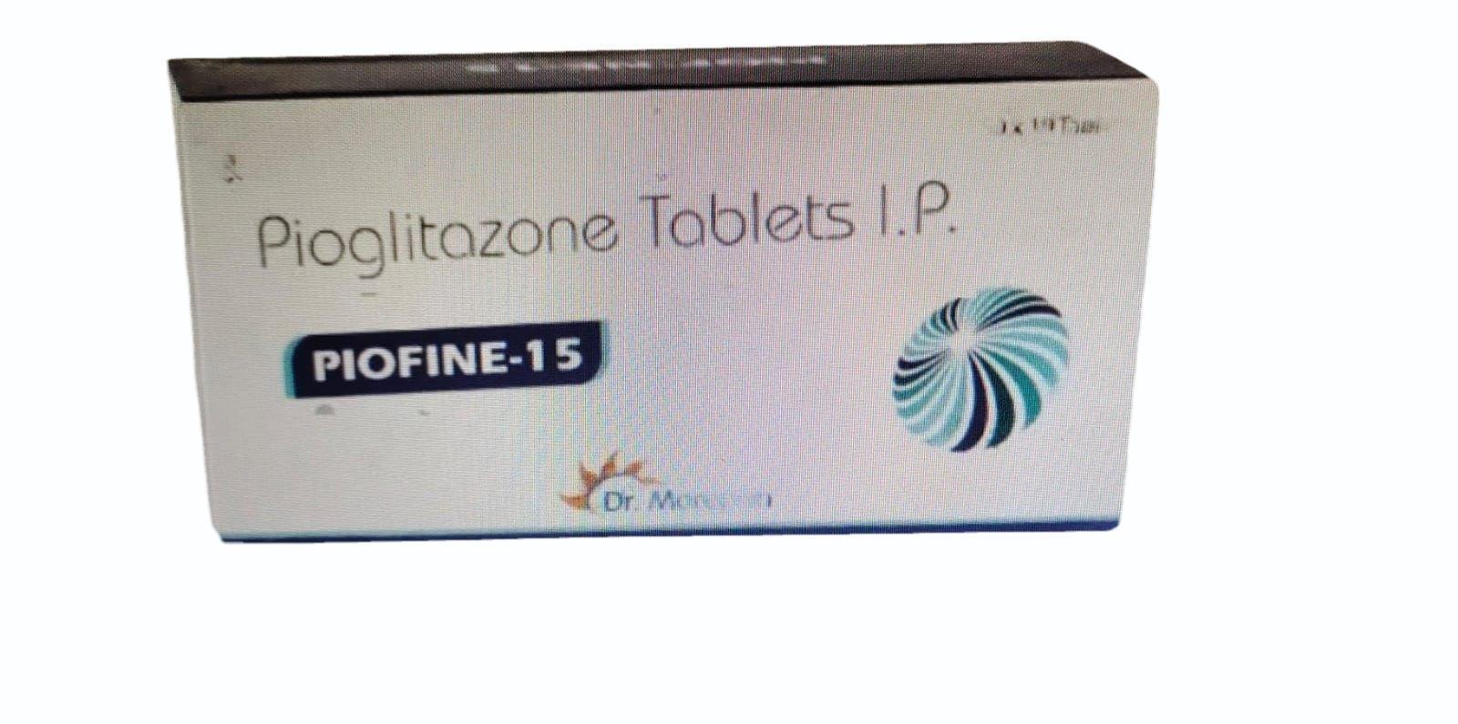 PIOFINE-15MG TABS
