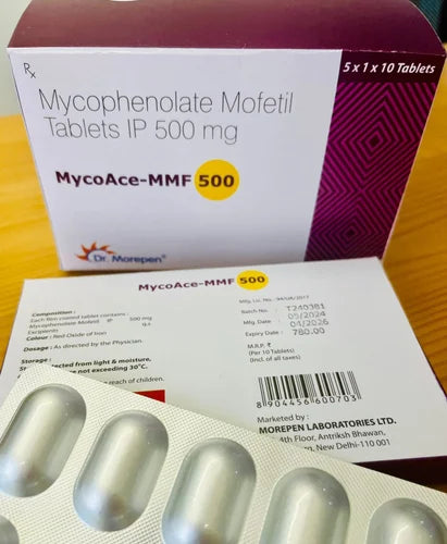 MYCOACE MMF 500MG TABLETS