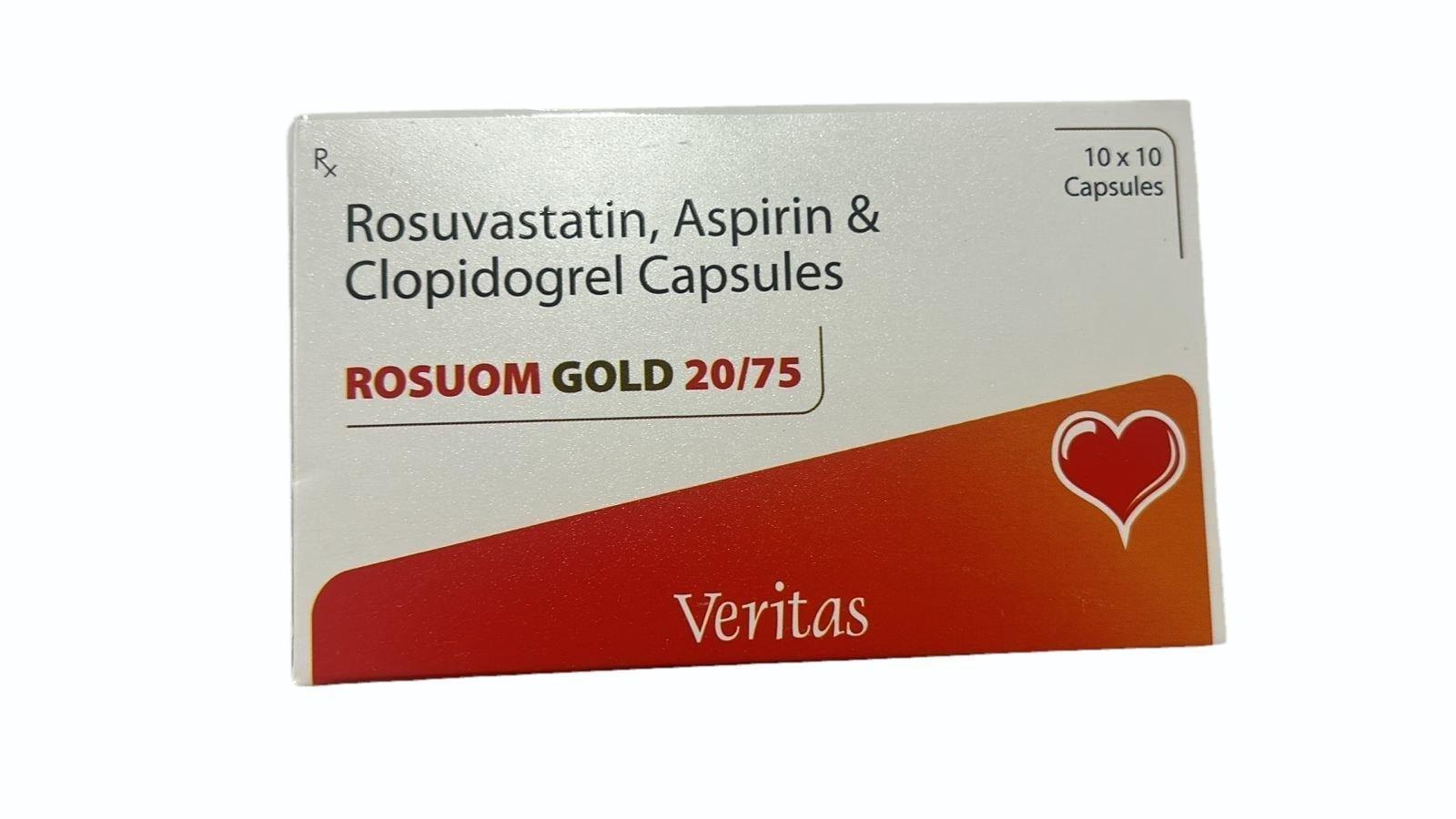 ROSUOM GOLD 20/75 CAPS (ALU-ALU)
